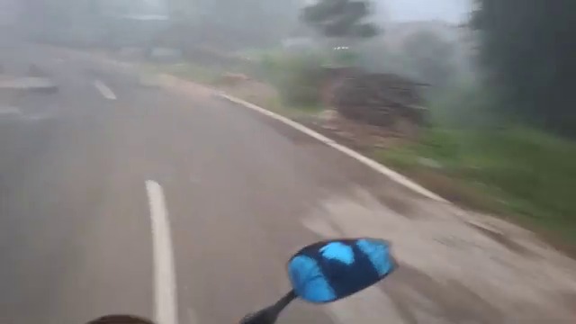 Foggy ghat corner